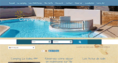 Desktop Screenshot of camping-le-sabia.com