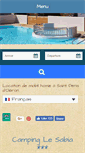 Mobile Screenshot of camping-le-sabia.com